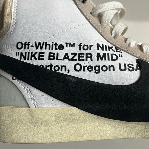 Authentic, Nike Off-White collab, The Ten, Blazer Mid, Men’s size 9. Worn once. - Picture 2 of 7